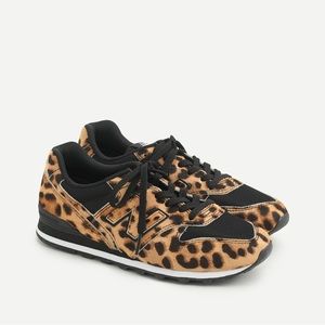 New Balance® X J.Crew 996 sneakers in leopard calf hair